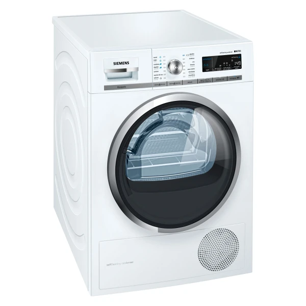 Secadora SIEMENS WT45W510EE, Clase A++, Blanco, con Bomba de Calor, 9 kg