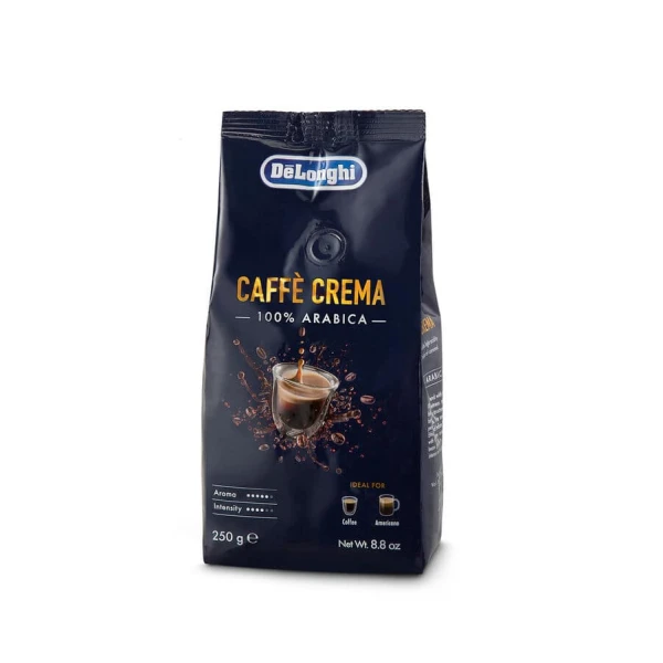 Café en Grano 100% Arábica Caffè Crema 250g DELONGHI DLSC602