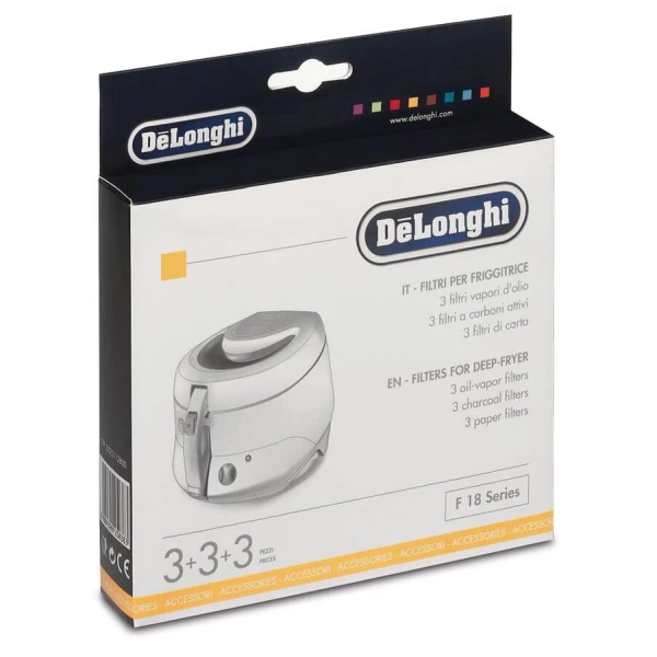 Juego de Filtros para Freidoras DELONGHI F18-9