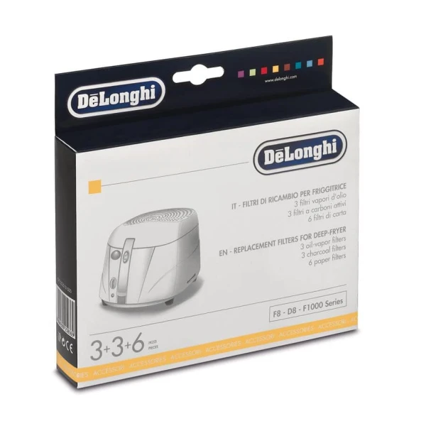 Juego de Filtros para Freidoras DELONGHI F8-12