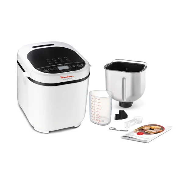 Moulinex OW220830 Pain Doré: Panificadora de 720 W para 1 Kg de Pan con 12 Programas Diferentes
