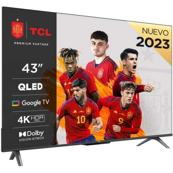 Disfruta de la mejor calidad de imagen con la TV 43 QLED TCL 43C649