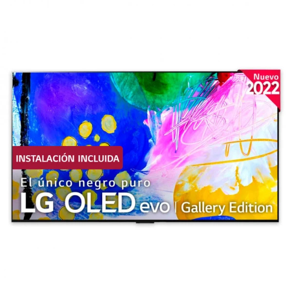 TV LG 4K OLED evo, GALLERY, 139cm (55″), con soporte y servicio de instalación en pared incluido