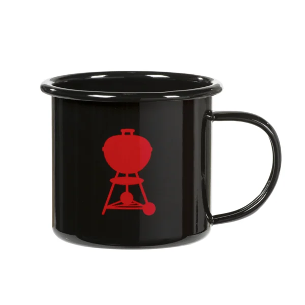 Weber Taza Retro Esmaltada – ‘Red Kettle’: Disfruta de tus Bebidas con Estilo Weber