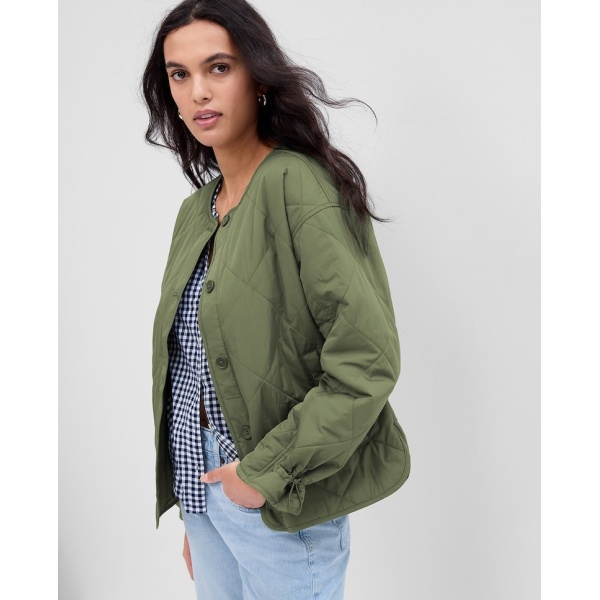 Gap - Chaqueta Sin Cuello Mujer