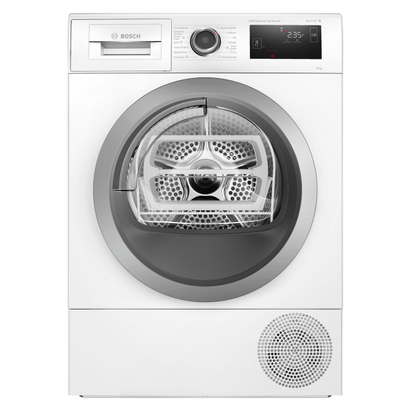 Secadora BOSCH WTU87RH1ES, Clase A+++, Blanco, con Bomba de Calor, 8 kilos