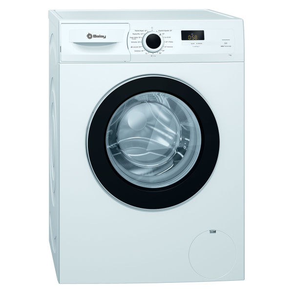 Lavadora BALAY 3TS771B, Clase D, Blanca, de Carga Frontal, 7 kg, 1000 rpm