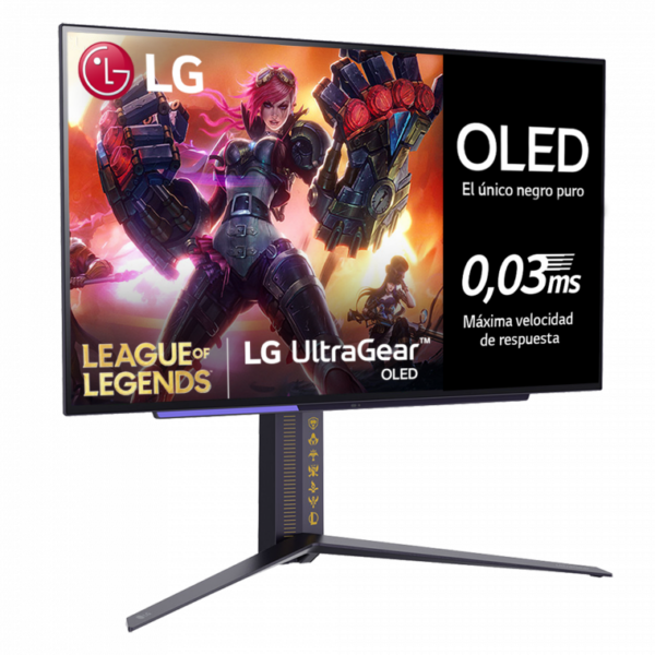 Monitor Gaming LG 27GR95QL-B UltraGear™ Edición League of Legends 27″: Máximo Rendimiento para Gamers