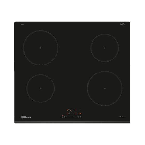 Placa BALAY 3EB861FR, 60 cm, Negro, Inducción