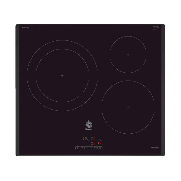 Placa BALAY 3EB965LR, 60 cm, Negro, Inducción