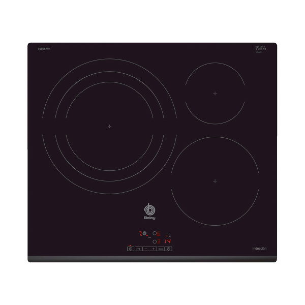 Placa BALAY 3EB967FR, 60 cm, Negro, Inducción