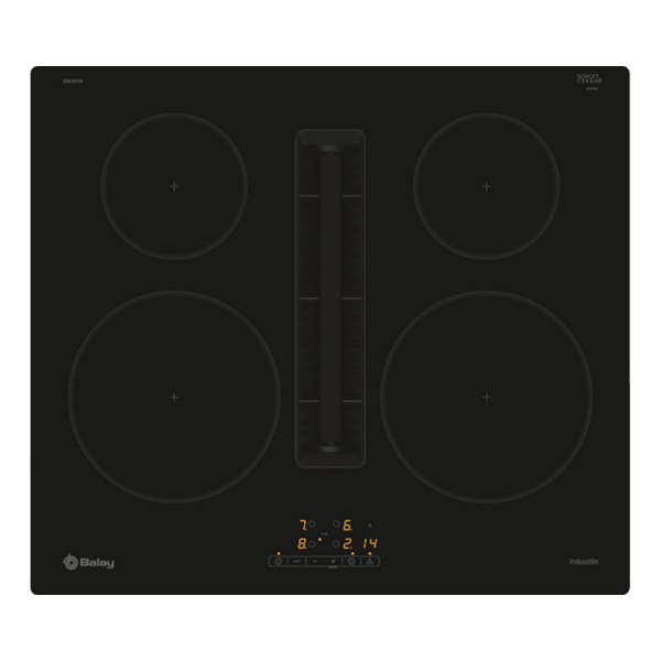 Placa con Extractor BALAY 3EBC961ER, Clase B, Acero Inox. 60 cm.