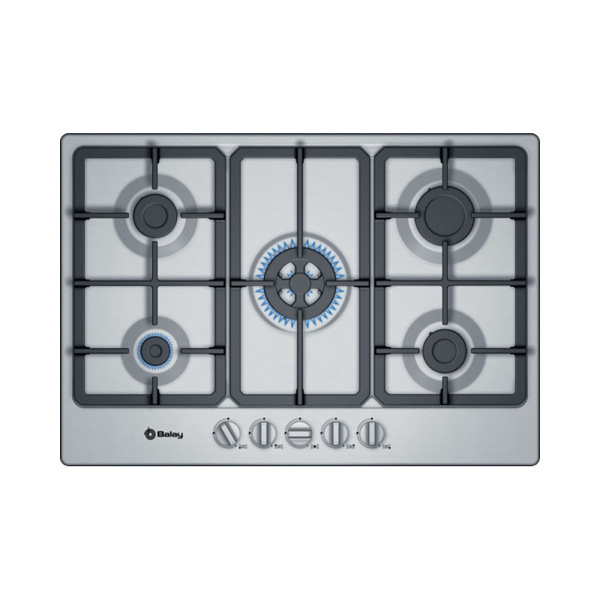 Placa de Gas BALAY 3ETG576HB, 70 cm, Acero Inox. Integrable