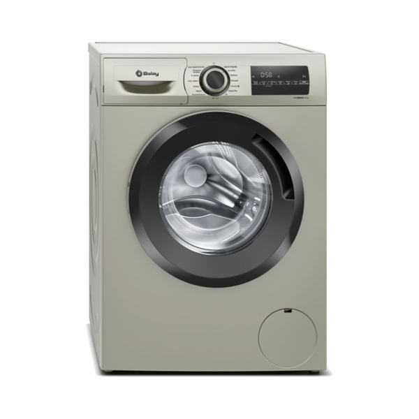 Lavadora BALAY 3TS984XE, Clase C, Acero Mate Antihuellas, 8 kg, 1200 rpm.