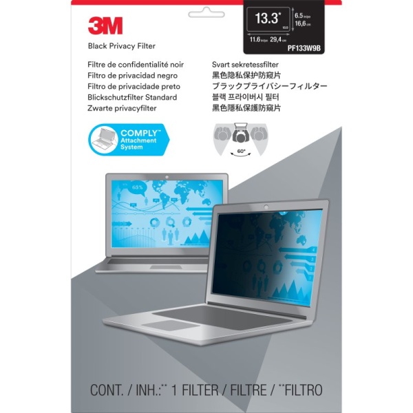 3M Filtro Privacidad Portátil Comply de 13,3