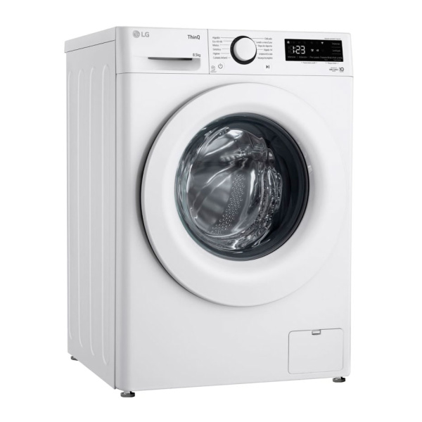 Lavadora Inteligente LG F2WV3058N3W Serie 305, AI Direct Drive TM, 8,5kg, 1200 rpm, Clase A Blanca