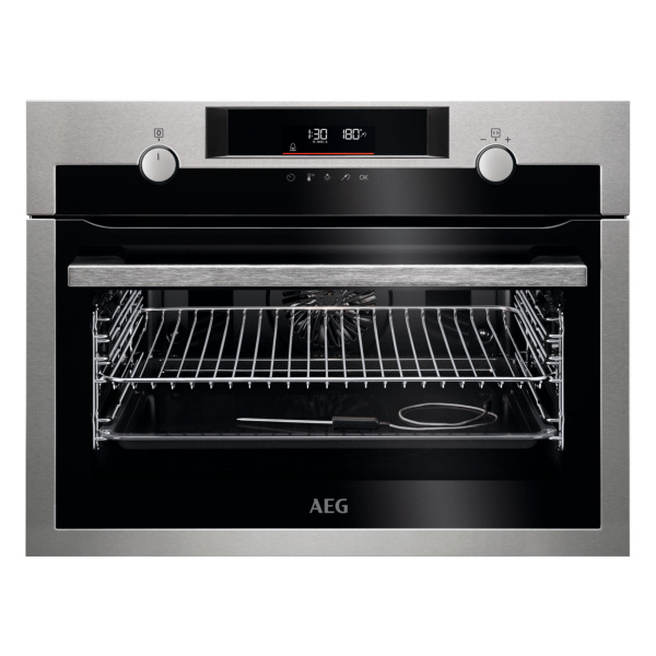 Horno AEG KEE542260M Serie 8000 Compacto AssistedCooking con Esmalte de Fácil Limpieza