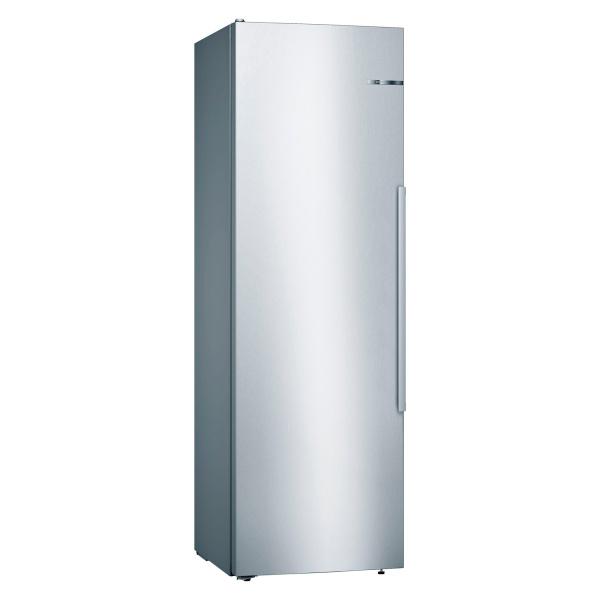 Bosch Serie 6 Frigorífico de libre instalación 186 x 60 cm Acero inoxidable antihuellas KSV36AIDP 🔍 MARCA BOSCH VENDEDOR BOSCH Frigorífico BOSCH KSV36AIDP Serie 6, Clase D, Acero Inox. Antihuellas, 186×60 cm, 1 Puerta