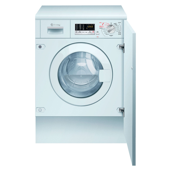 Lavadora-Secadora BALAY 3TW777B, Clase E, Blanco, Integrable, 7/4 kg, 1400 rpm.