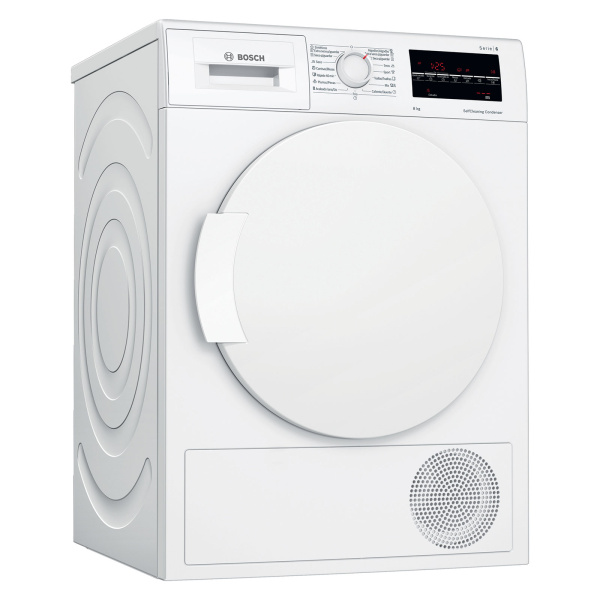 Secadora BOSCH WTW87641ES, Clase A+++, Blanco, con Bomba de Calor, 8 Kilos