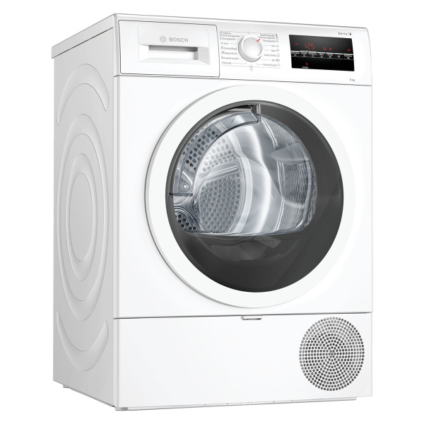 Secadora BOSCH WTR87641ES, Clase A+++, Blanco, con Bomba de Calor, 8 Kilos