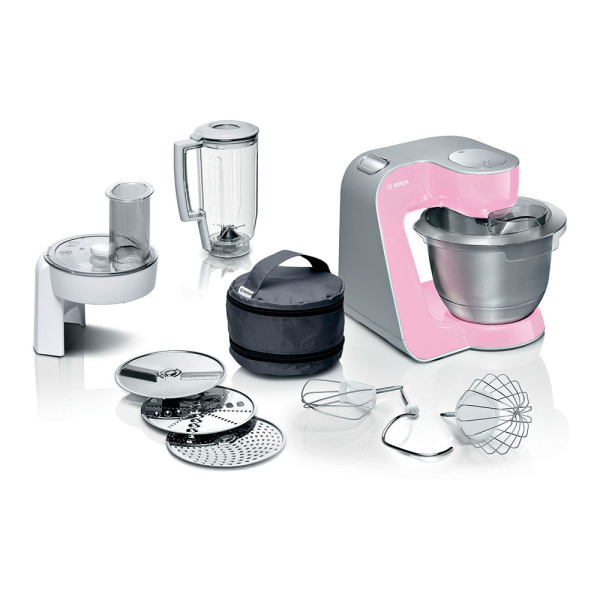 Robot de Cocina BOSCH MUM58K20 MUM5 1000W en colores rosa y plateado