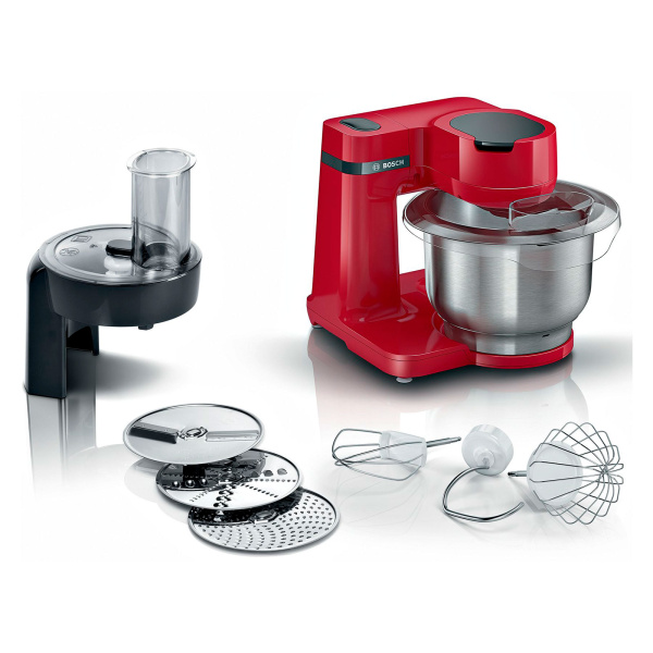 El Robot de Cocina BOSCH MUMS2ER01 MUM, 700 W, Rojo: Cocina como un profesional