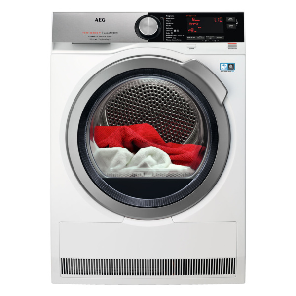 Secadora con Bomba de AEG T9DEC866 Calor Serie 9000 3D FiberPro de 8,0 kg