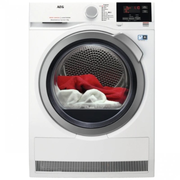 AEG T8DEG844 Secadora Bomba de Calor de Carga Frontal 8Kg A++ Blanca