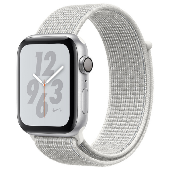 Apple Watch Nike+ Series 4 GPS 40mm Aluminio Plata con Correa Loop Nike Blanco Polar