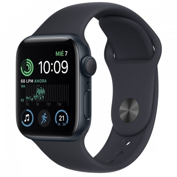 Apple Watch SE GPS 2ª Generación 40mm Aluminio Midnight con Correa Sport Negra