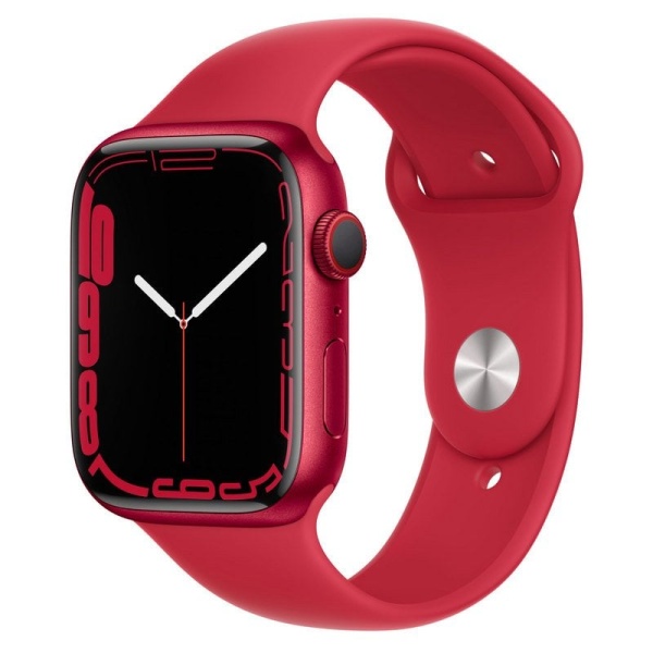 Apple Watch Series 7 GPS + Cellular 45mm Aluminio Rojo con Correa Deportiva Roja Reacondicionado