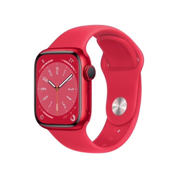 Apple Watch Series 8 GPS 41mm Caja de Aluminio con Correa Deportiva (PRODUCT)RED