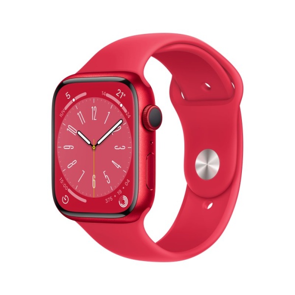 Apple Watch Series 8 GPS 45mm Caja de Aluminio con Correa Deportiva (PRODUCT)RED