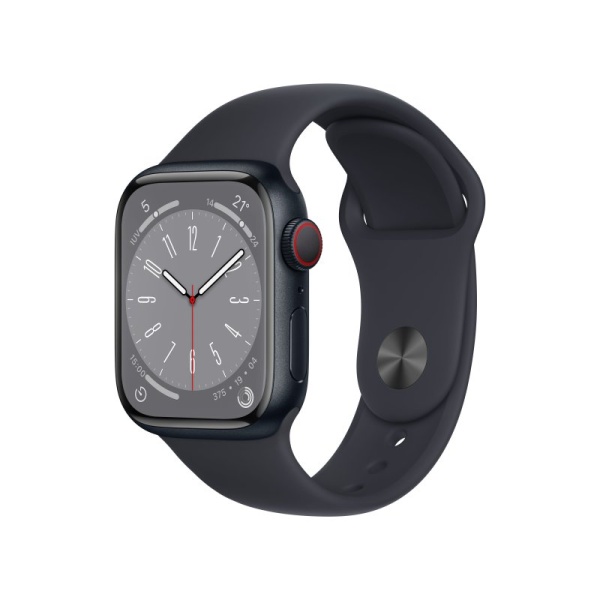 Apple Watch Series 8 GPS + Cellular 41mm Caja de Aluminio con Correa Deportiva Medianoche