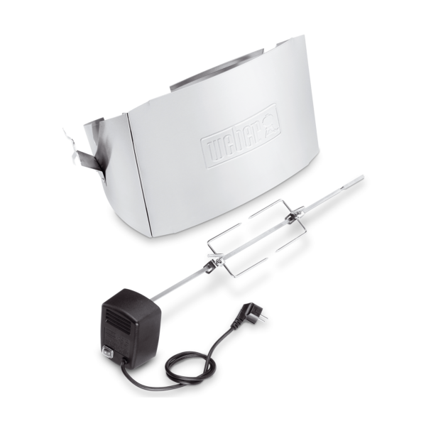 Asador giratorio Weber para parrillas: Mejora tus asados con este accesorio de alta calidad.