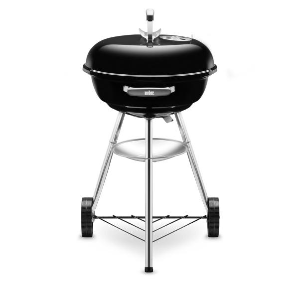 Barbacoa Weber Compact Kettle 47 cm en carbón, perfecta para exteriores