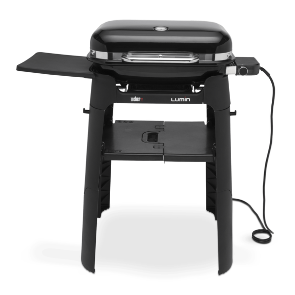 Barbacoa Eléctrica Lumin con Soporte Weber: Parrilladas Perfectas en Cualquier Espacio