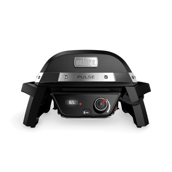 Barbacoa eléctrica Weber Pulse 1000: Disfruta de la comodidad de la parrilla eléctrica con calidad Weber.