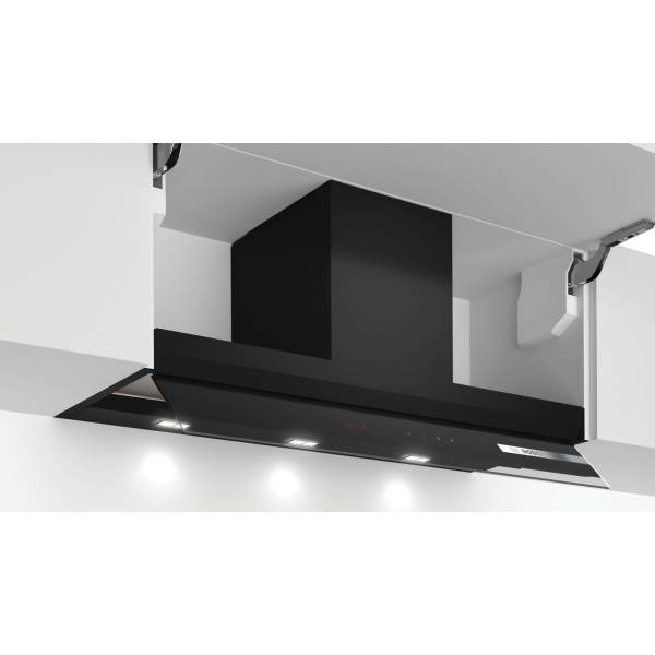 Bosch Serie 6 Campana decorativa integrada 90 cm Cristal negro DBB97AM60