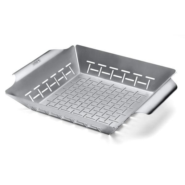 Cesta para Asar Deluxe Weber: Preparación de Platos de Lujo en tu Parrilla