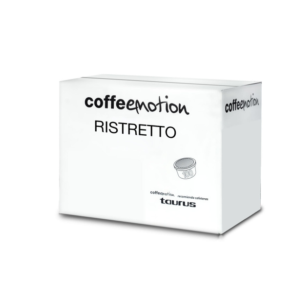 Cápsulas de café Coffeemotion Ristretto (100u) Taurus