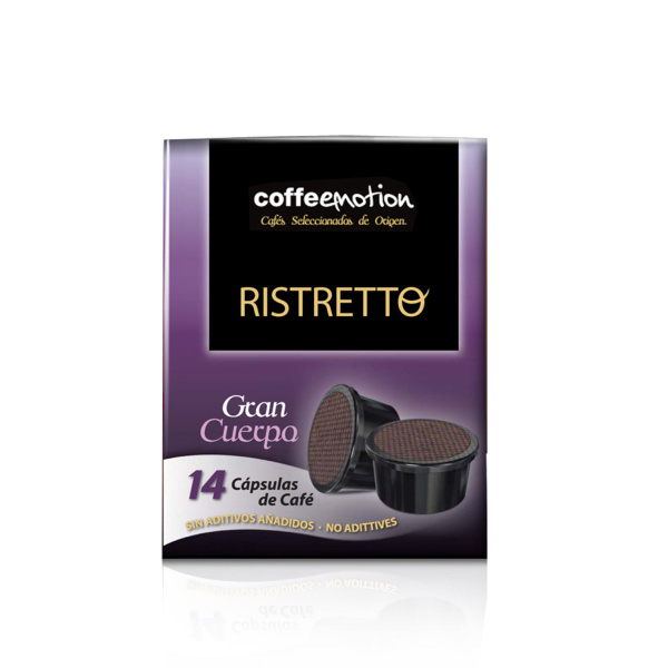 Cápsulas de café Coffeemotion Ristretto (14u) Taurus