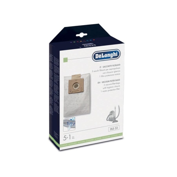 De'Longhi Bolsas filtrantes de microfibra DLS33