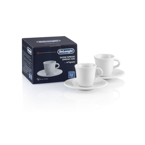 De'Longhi Tazas de porcelana para espresso DLSC308