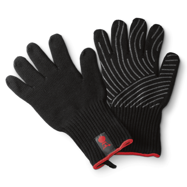 Guantes Premium Weber para cocina a la parrilla.