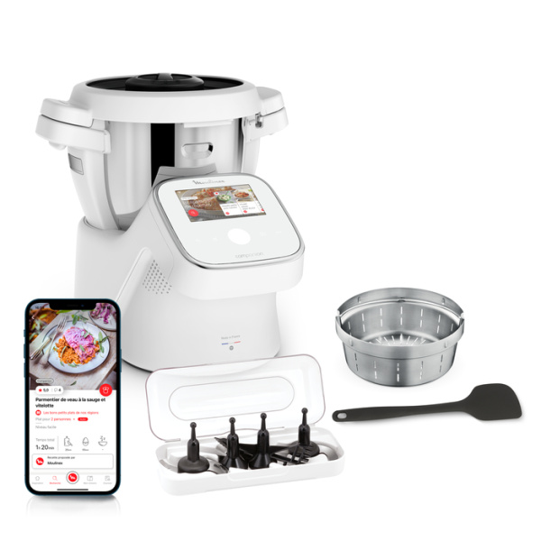 I-Companion Touch XL, Robot de Cocina, 4,5L, Wifi, Blanco