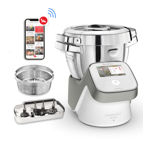 I-Companion Touch XL, Robot de Cocina, 4,5L, Wifi, Gris