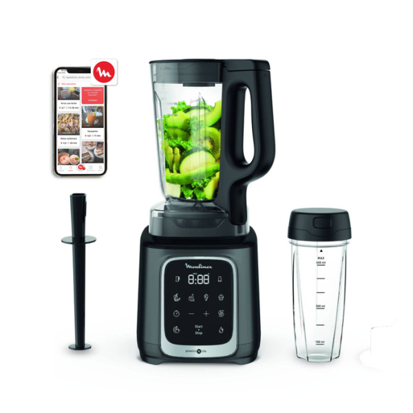 Infinimix+ , Batidora de Vaso, 1600W, 5 programas, Negra