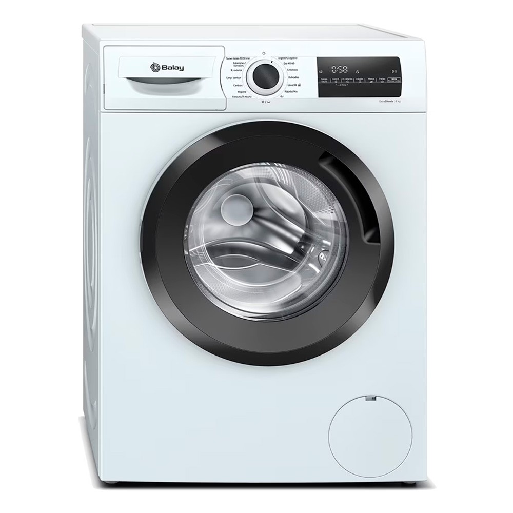 Lavadora Libre Instalación - Balay 3TS976BE , 8 kg, 1200 rpm, Blanco
